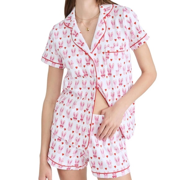 Roller Rabbit Other - Roller rabbit love struck bunnies polo pajamas